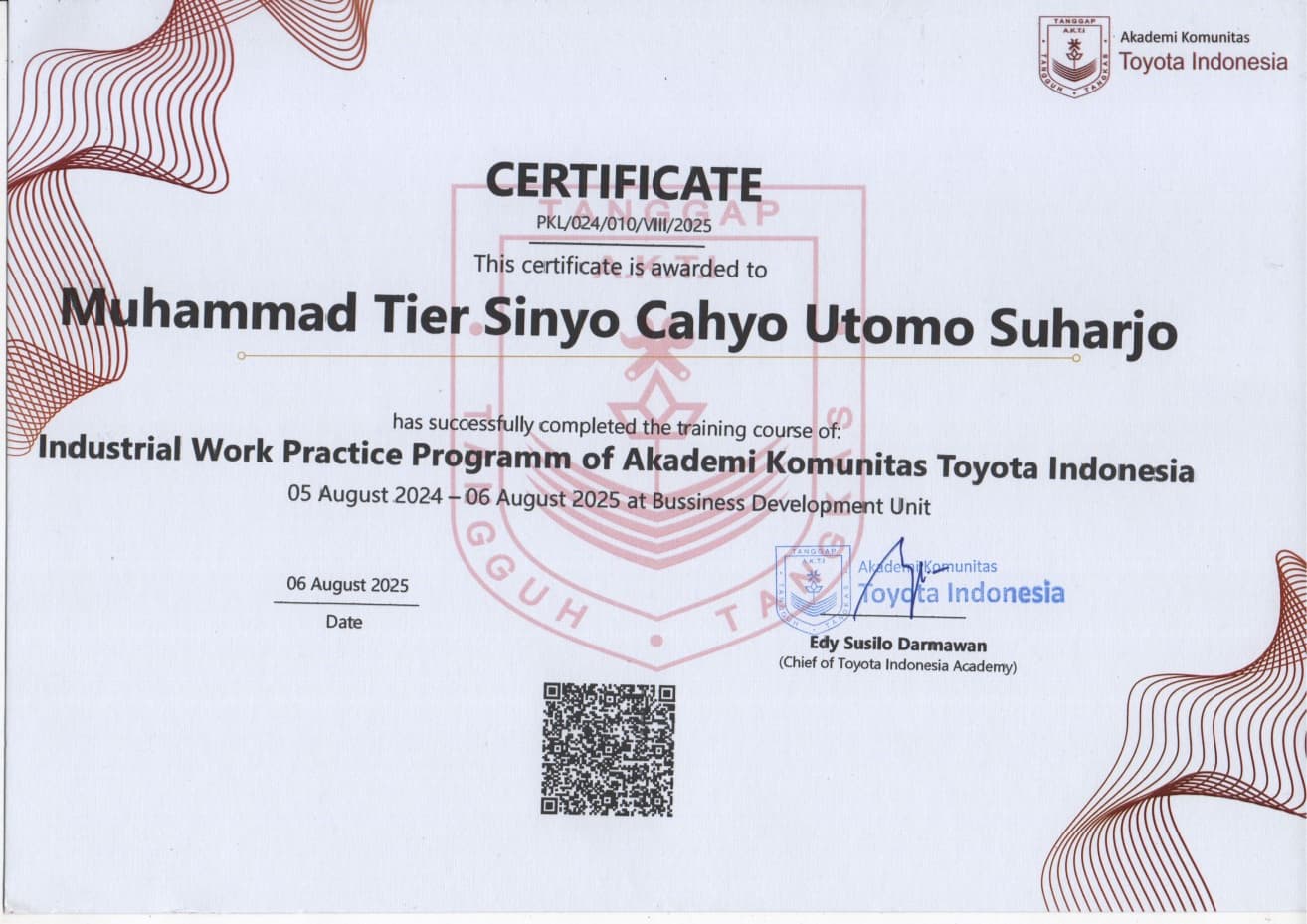 Internship Completion Certificate